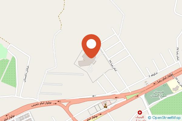 Bozorg Park Hayat Hotel Mashhad on the map