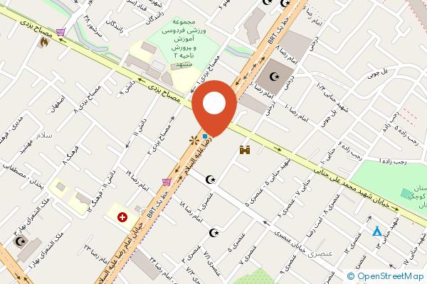 Khavar Hotel Mashhad on the map