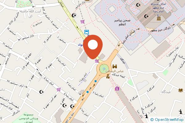 Taranom Apartment Hotel Mashhad on the map