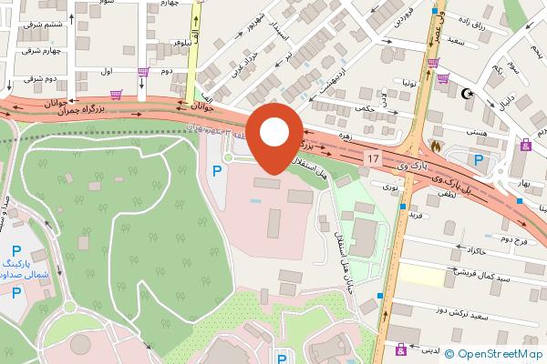 Esteghlal Hotel Tehran on the map