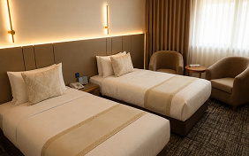 Luxury Twin Room (Renovated) Laleh Hotel Tehran